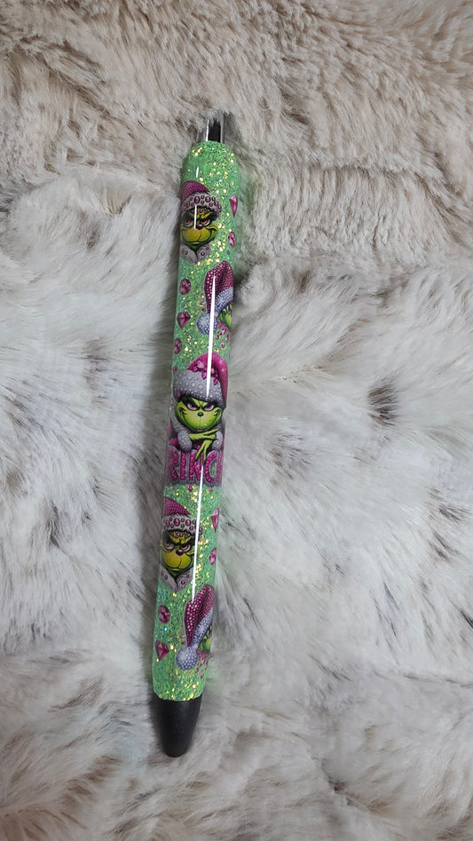 Pink Green Man