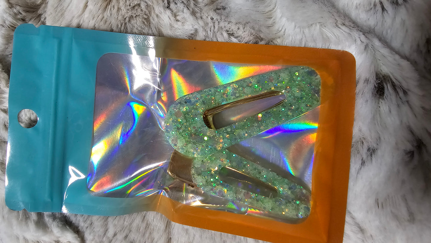 Glitter Hairclips