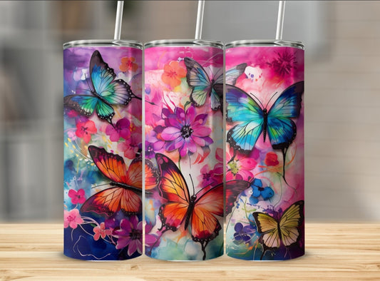 Alcohol ink Butterflies