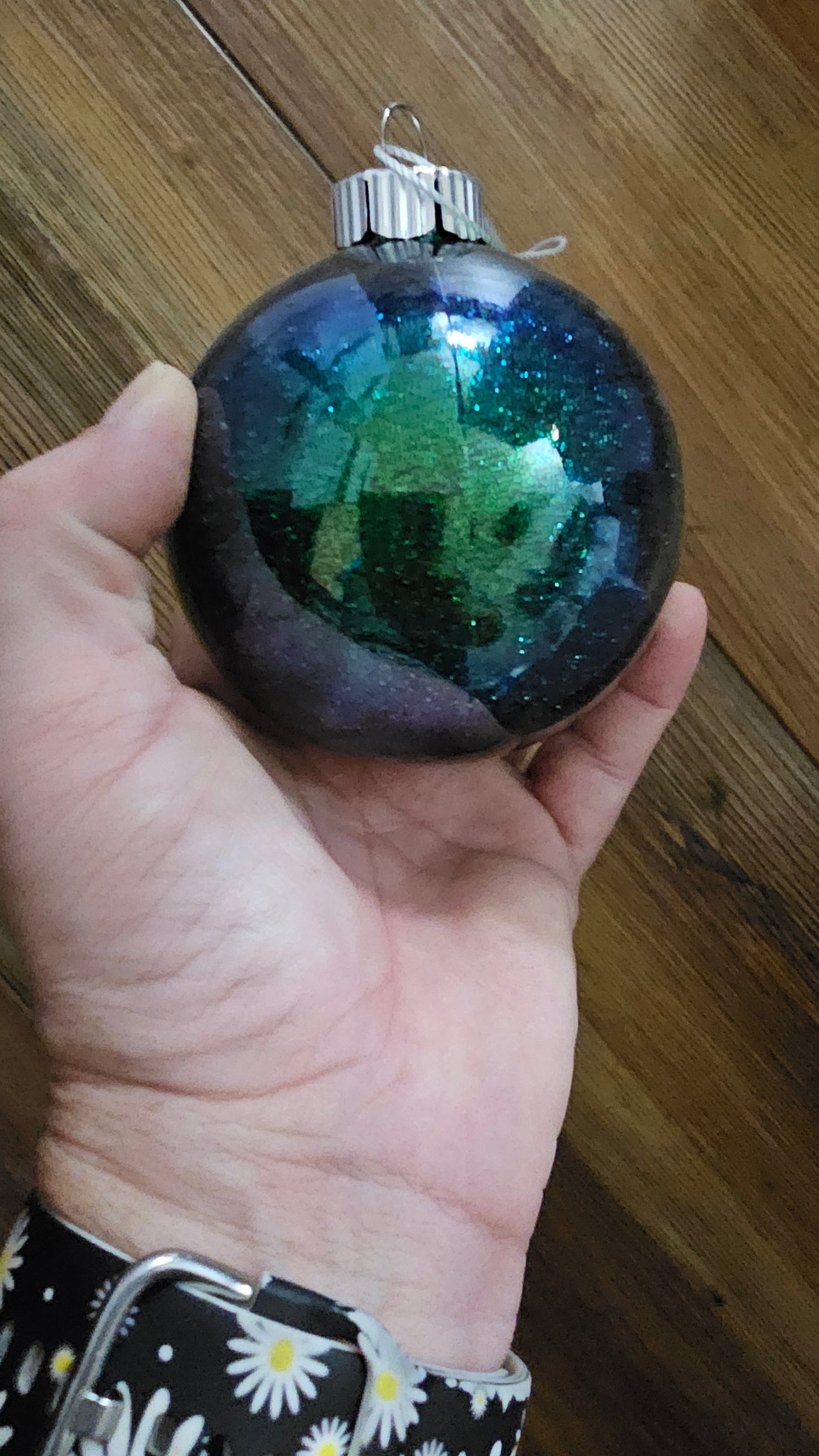 Glitter ornaments