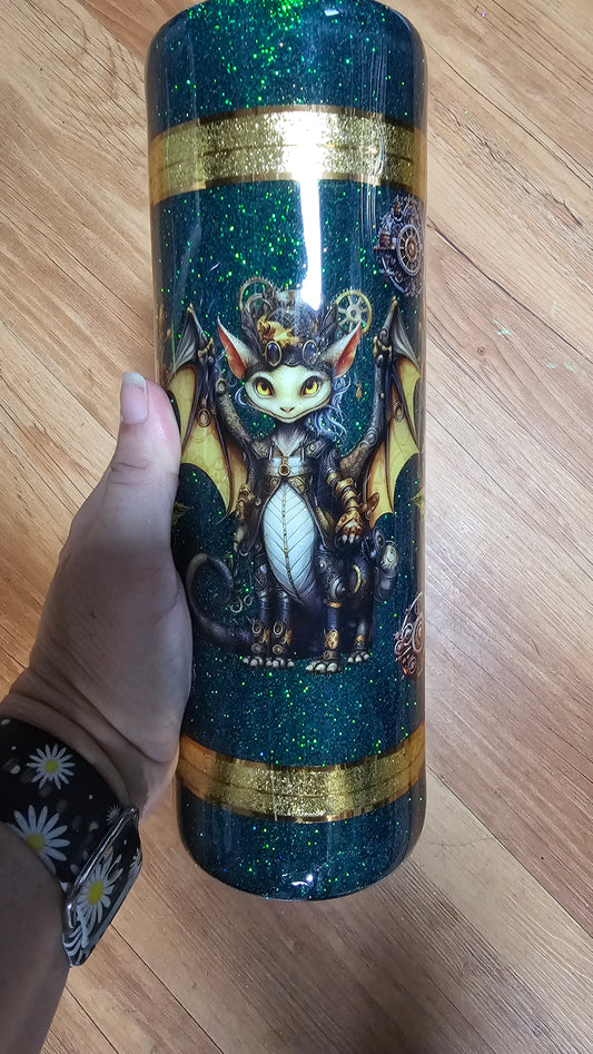 30oz love over hate green