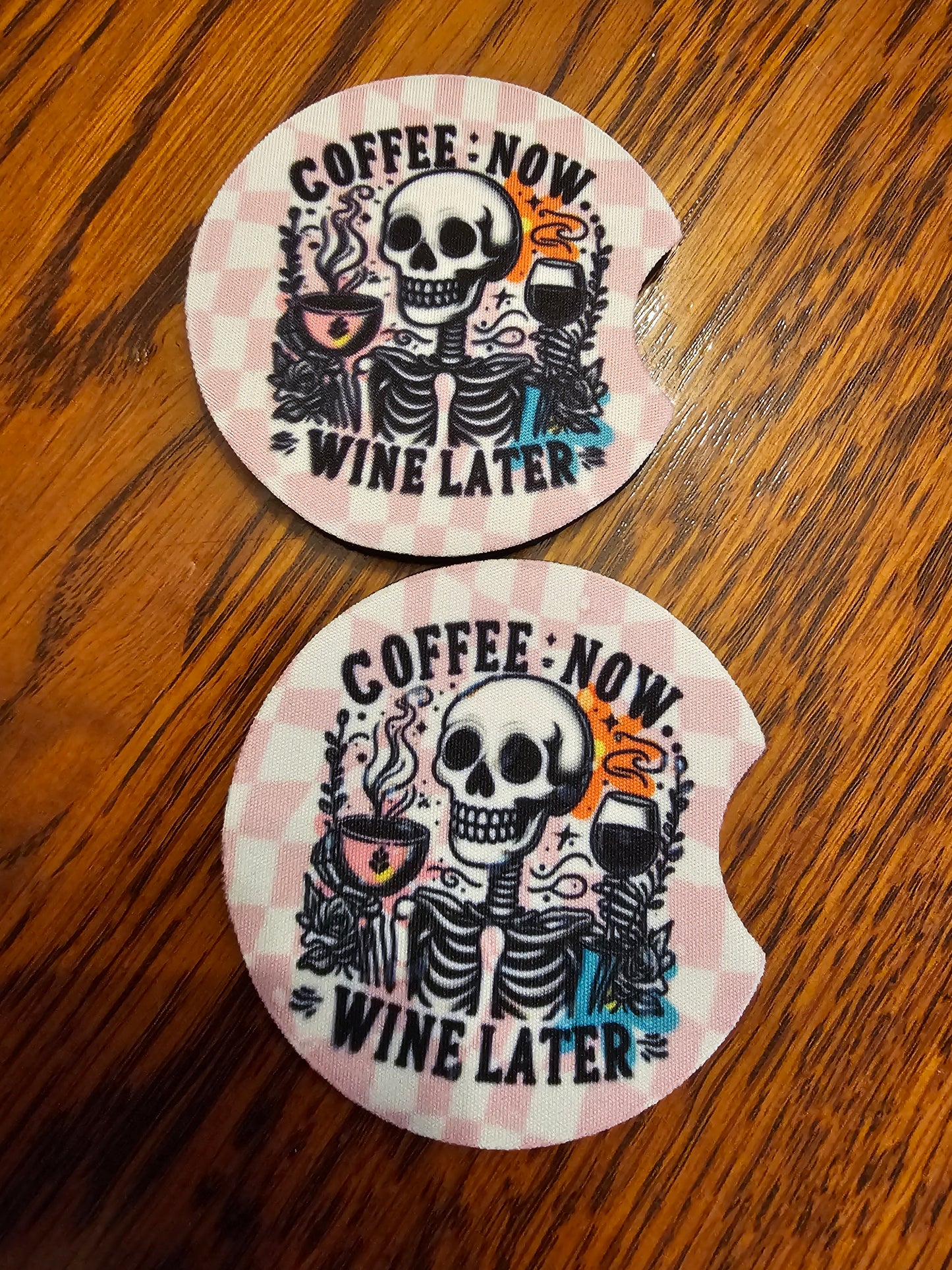 Coffee now wine later