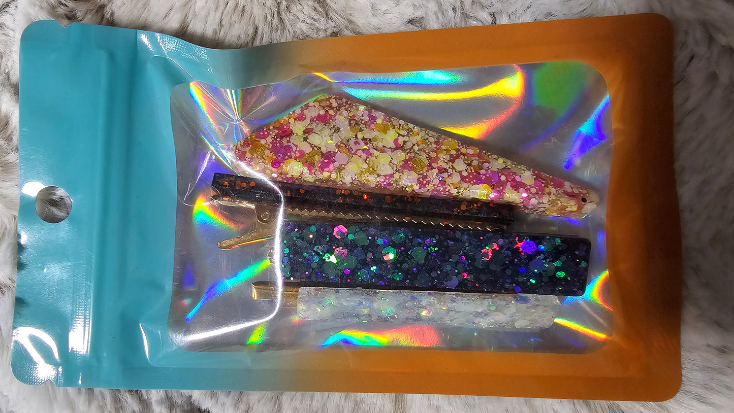 Glitter Hairclips