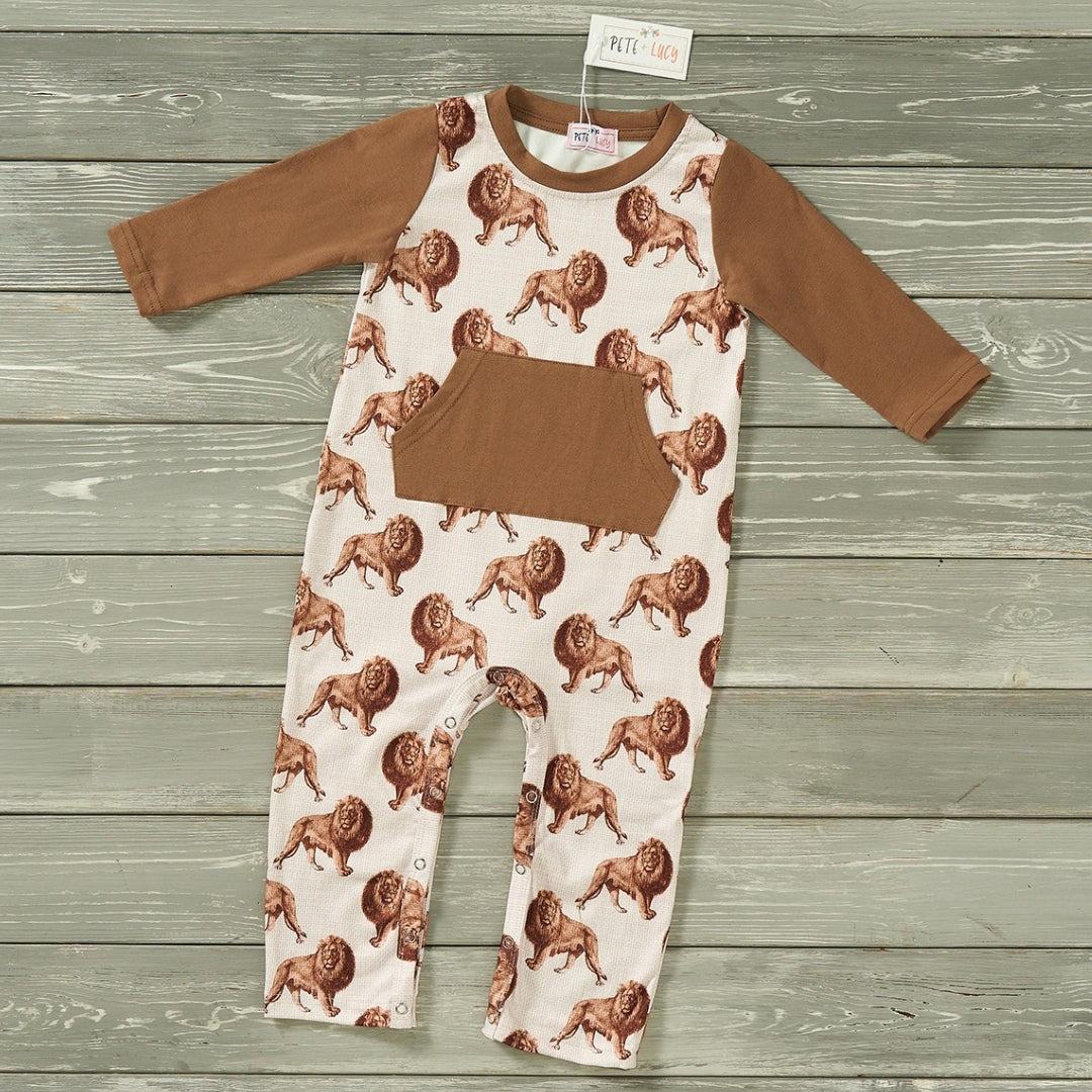 On A Safari- Boy Romper