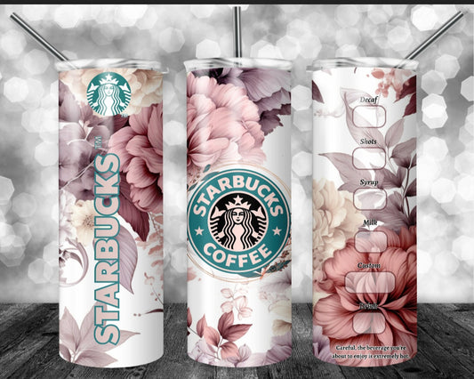 Floral Starbucks